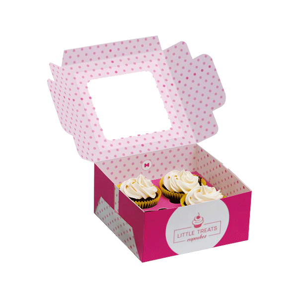 Cupcake Packaging Boxes Wholesale Custom Cupcake Boxes Sire Printing